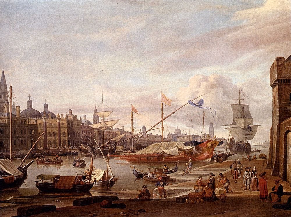Artwork Title: A Capriccio Of The Garand Canal, Venice