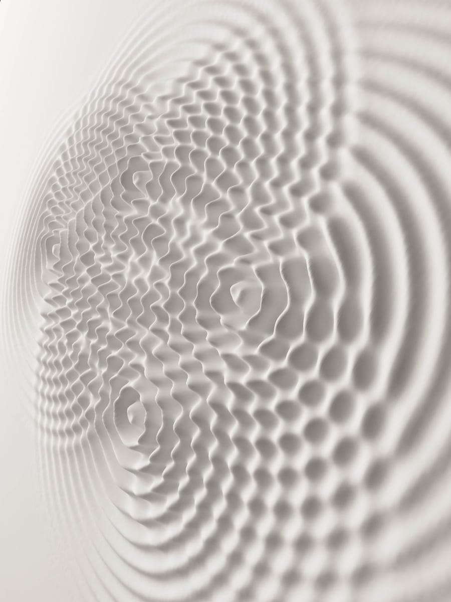 Artwork Title: Wallvave vibration (Chiastic subsequence in 4 poles)