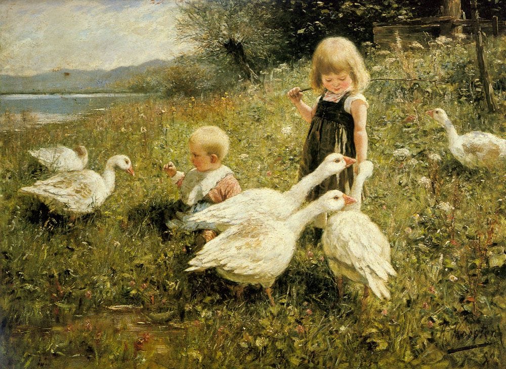Artwork Title: Gansefutterung