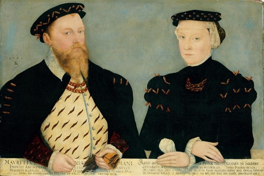 Artwork Title: Moritz and Agnes von Sachsen