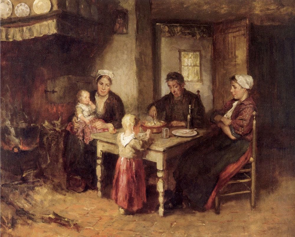 Artwork Title: Evening Meal