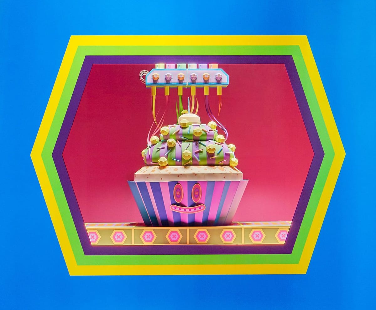 Artwork Title: Edible Monsters - Cupcake