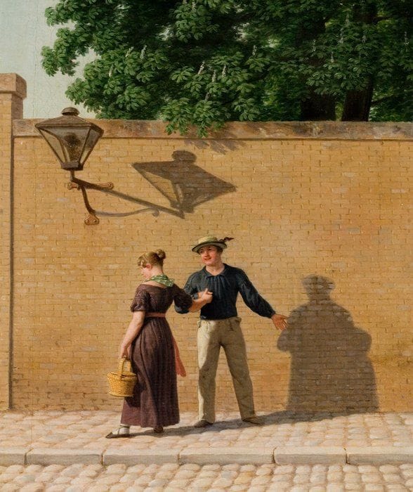 Artwork Title: Sailor Taking Leave of His Girlfriend