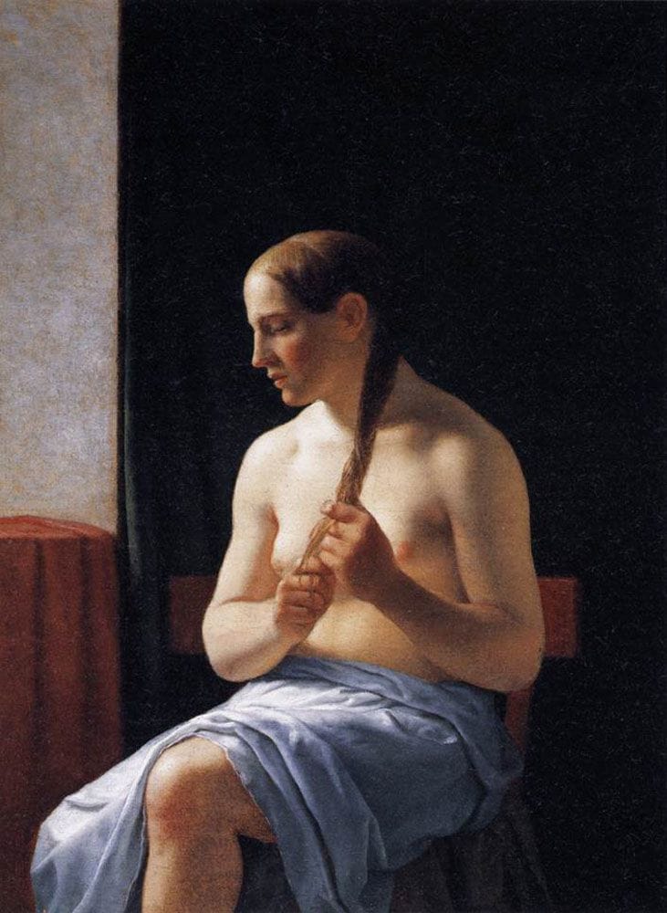 Artwork Title: Seated Nude Model