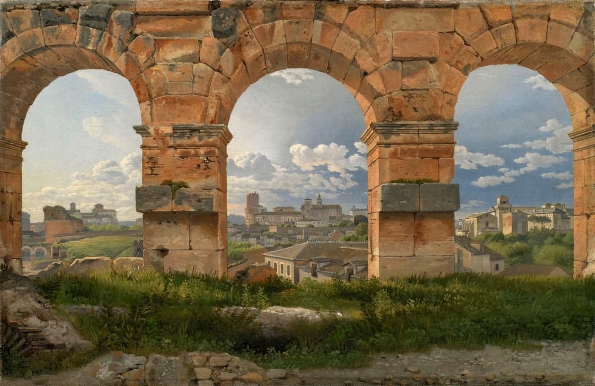 Artwork Title: A View through Three Arches of the Third Storey of the Colosseum