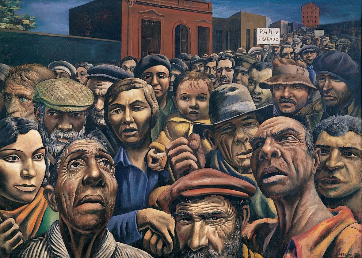 Artwork Title: Manifestación (Public Demonstration)