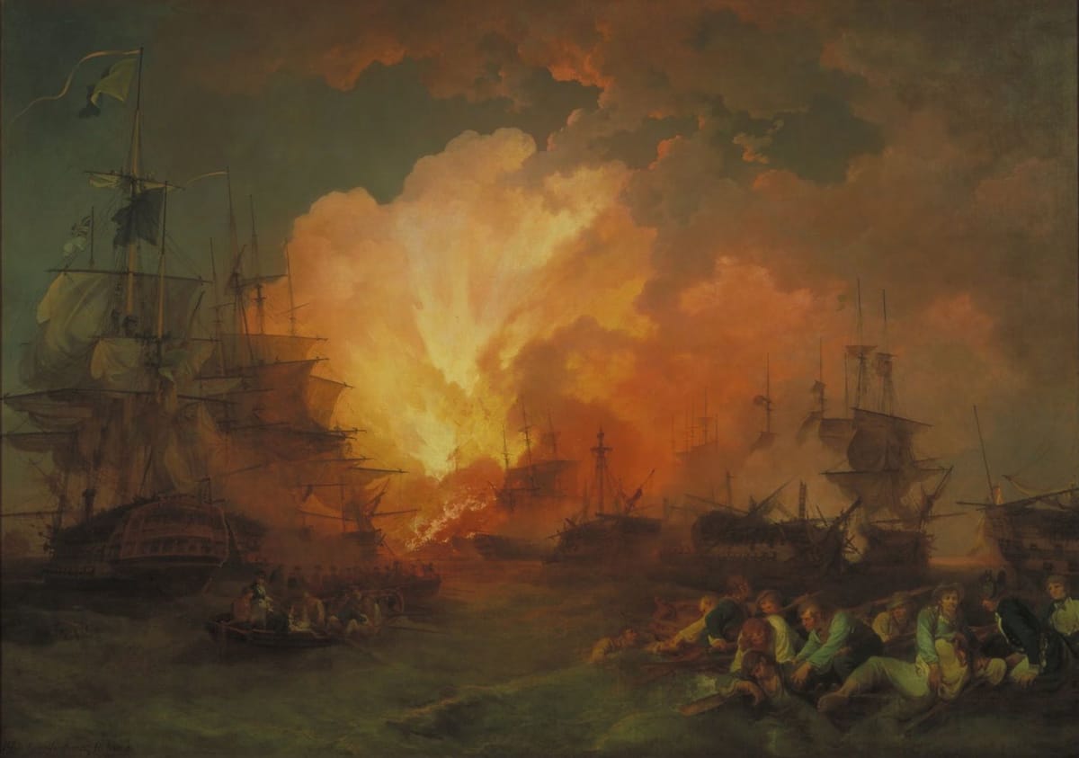 Artwork Title: The Battle of the Nile