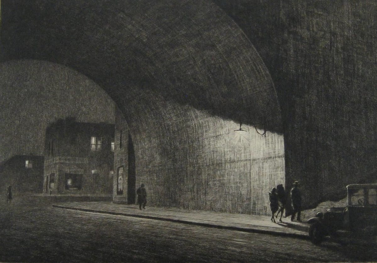 Artwork Title: Arch, Midnight