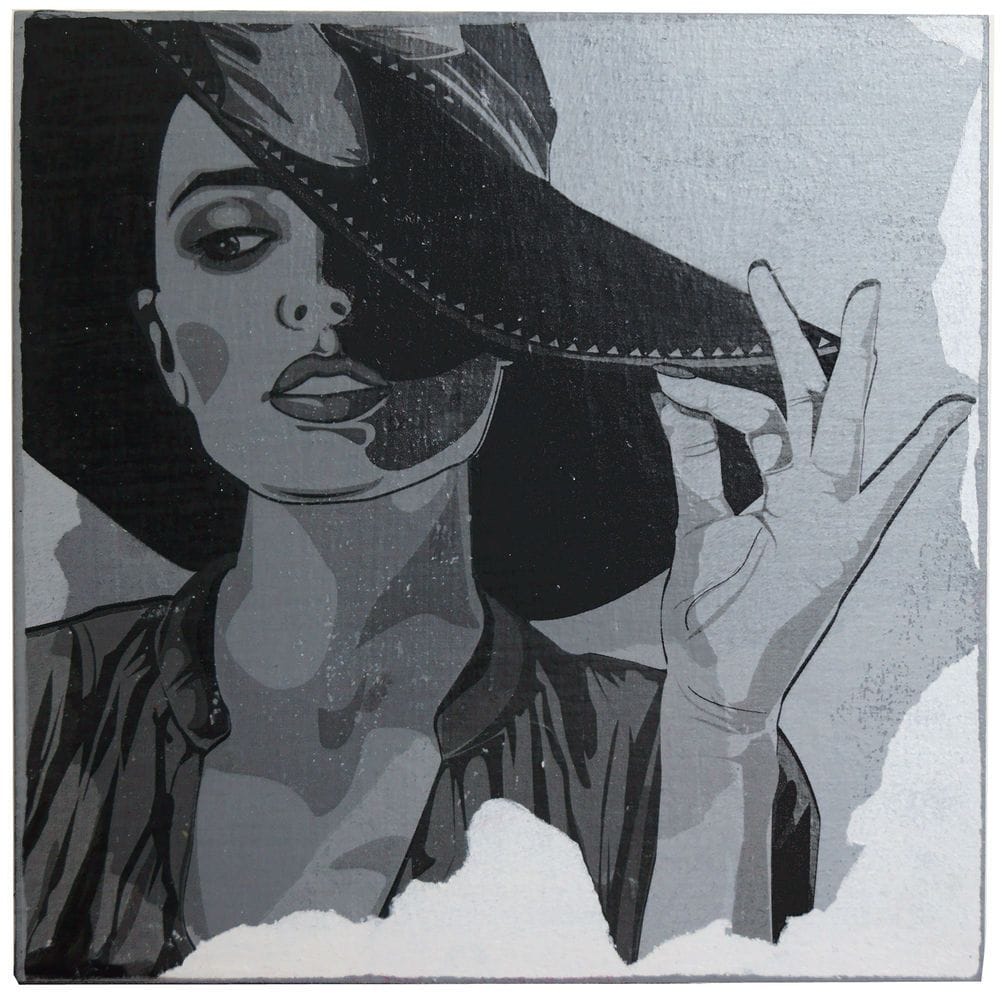 Artwork Title: Lady In A Sun Hat On A Sunday #2