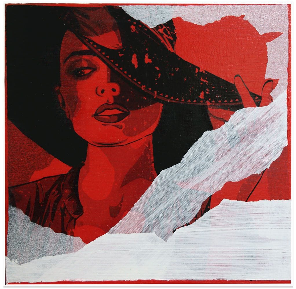 Artwork Title: Lady In A Sun Hat On A Sunday #3