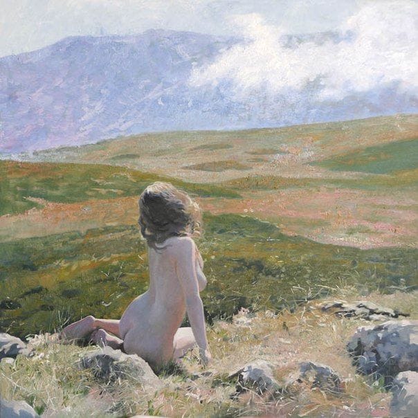 Artwork Title: The girl and the Cloud