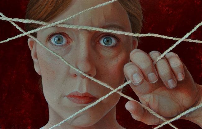 Artwork Title: Touwen, een zelfportret  (Ropes: Self Portrait)