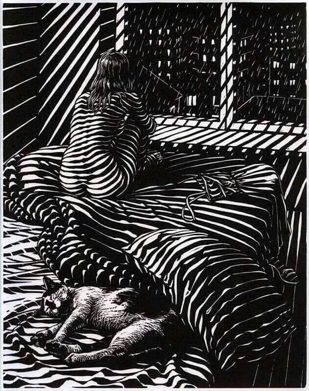 Artwork Title: Rainy Night