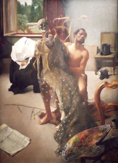 Artwork Title: Intérieur d’atelier (le Beau et le laid sont des conventions)