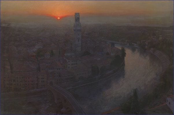 Artwork Title: Verona Sunset
