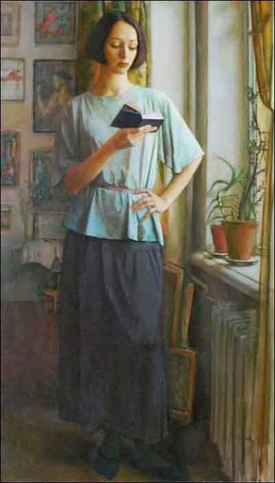 Artwork Title: Girl at the window 1986