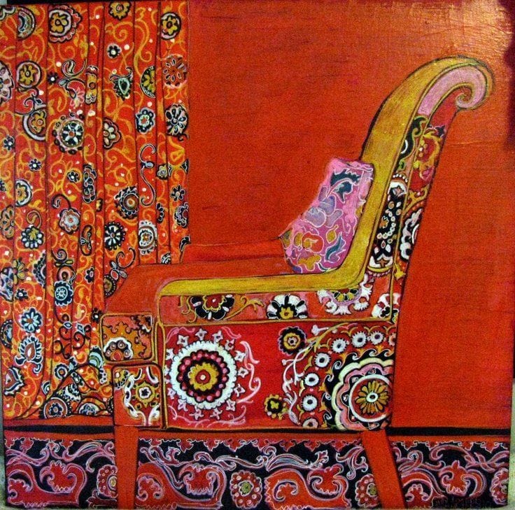 Artwork Title: Suzani Chair