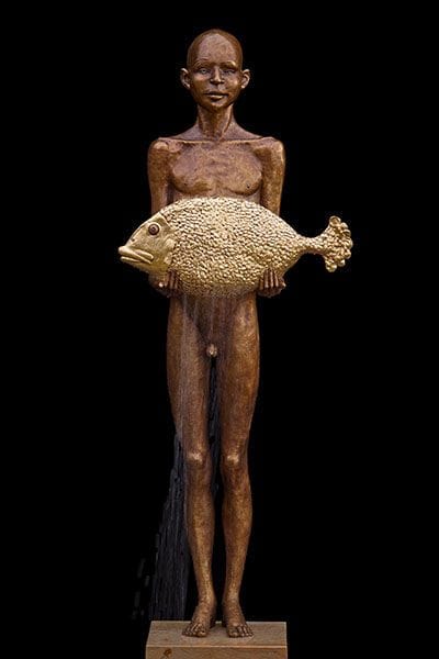 Artwork Title: Junge Mit Fisch