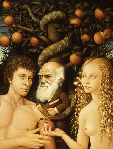 Artwork Title: Creationism vs. Darwinism