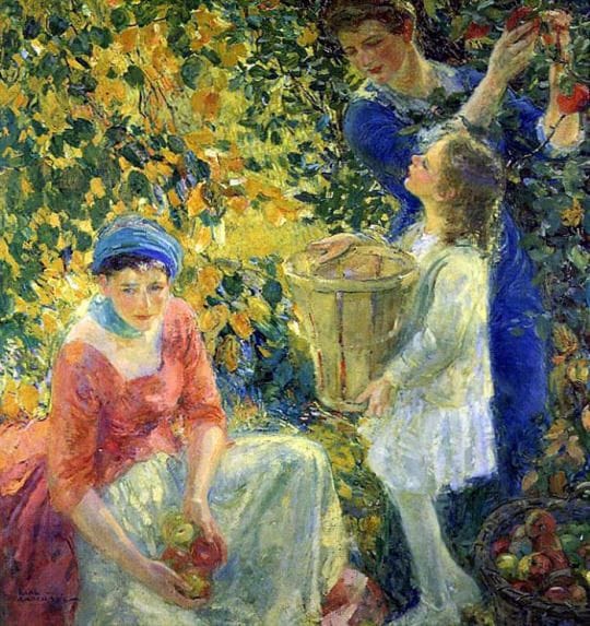 Artwork Title: Apple Gathers