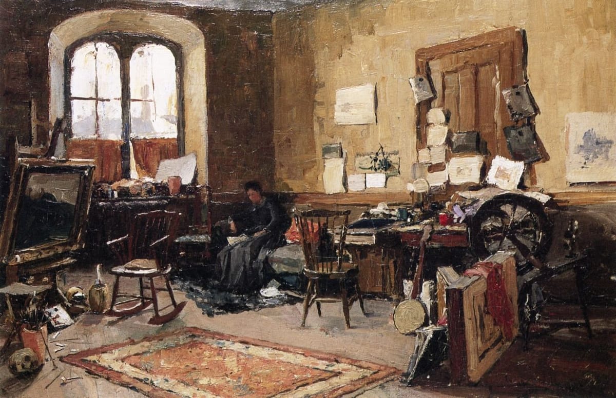 Artwork Title: Early Boston Studio