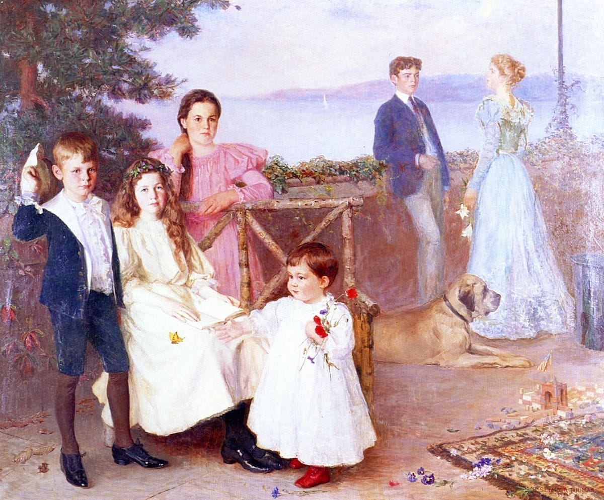 Artwork Title: Group Portrait of the Longyear Children
