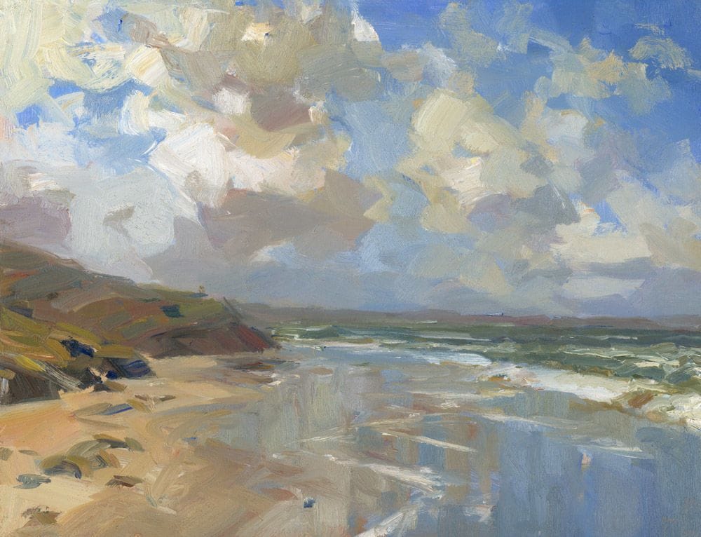 Artwork Title: Strand bij hoogwater  (Beach at High Tide)