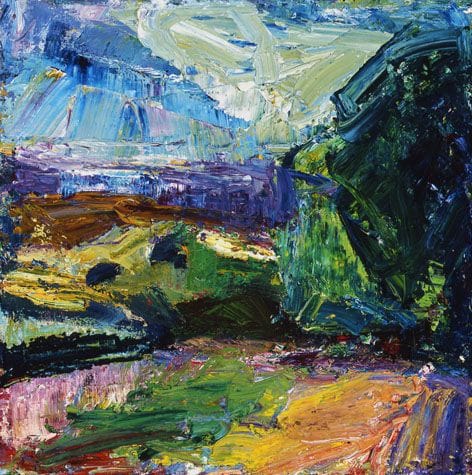 Artwork Title: Oak Tree, Diablo Mountain