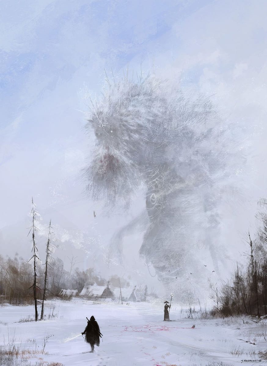 Artwork Title: another day at work... Ded Moroz