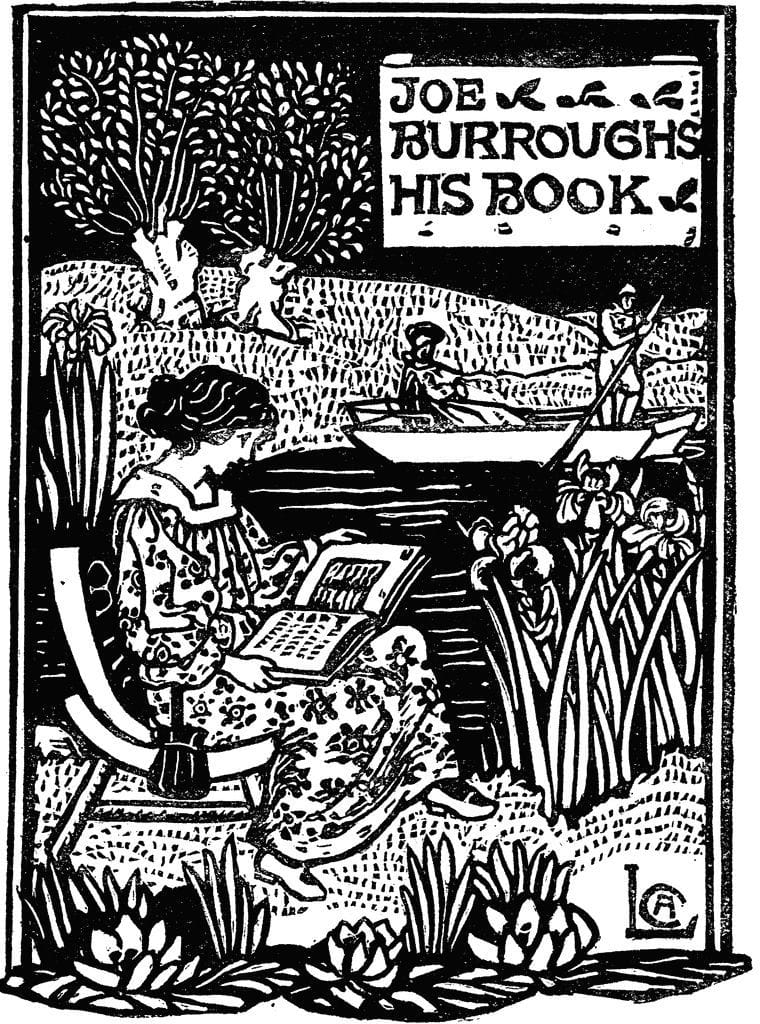Artwork Title: Bookplate of Joe Burroughs