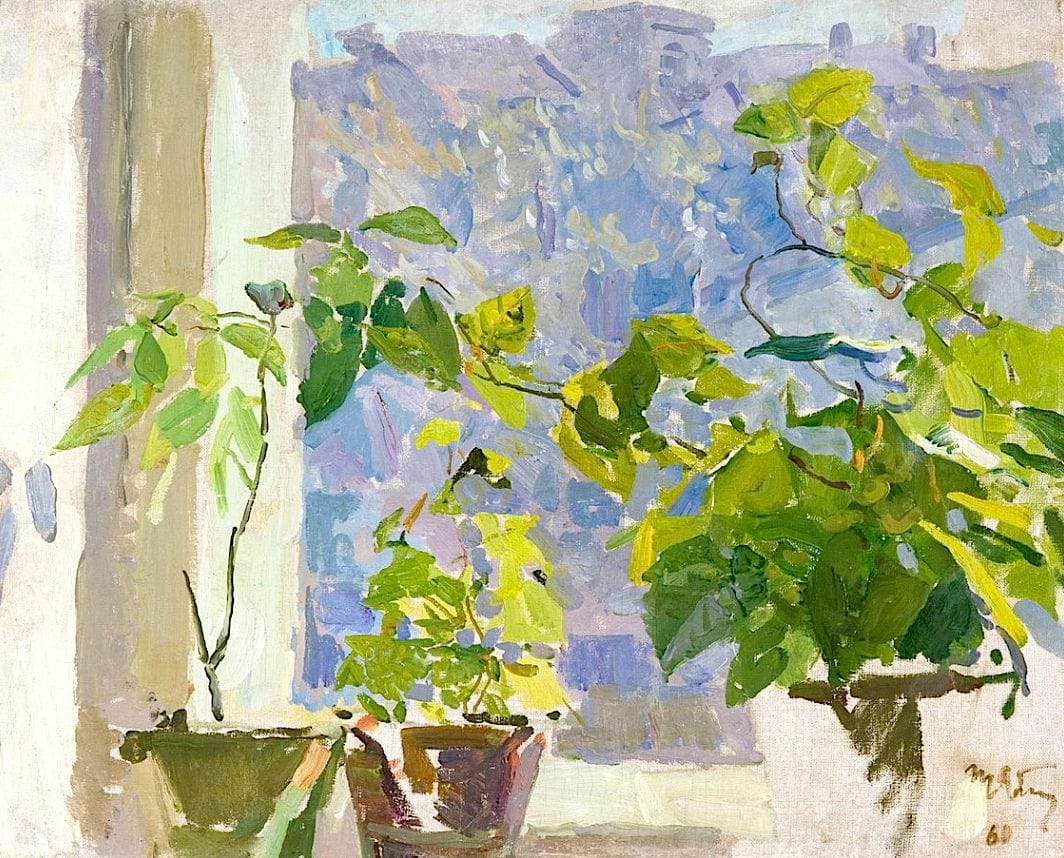 Artwork Title: Plants In The Window