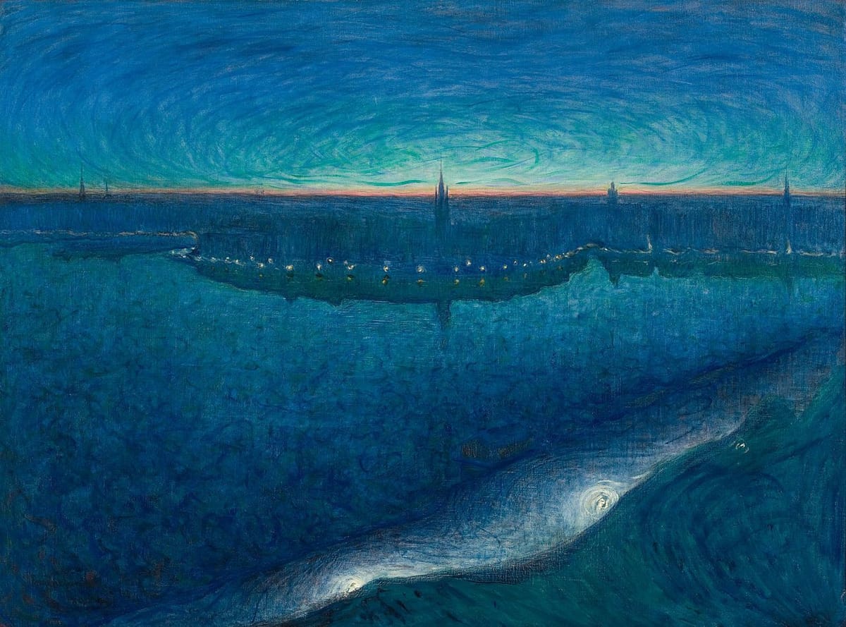 Artwork Title: Dawn over Riddarfjärden