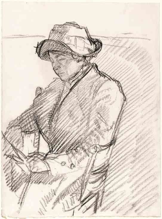 Artwork Title: A Seated Woman