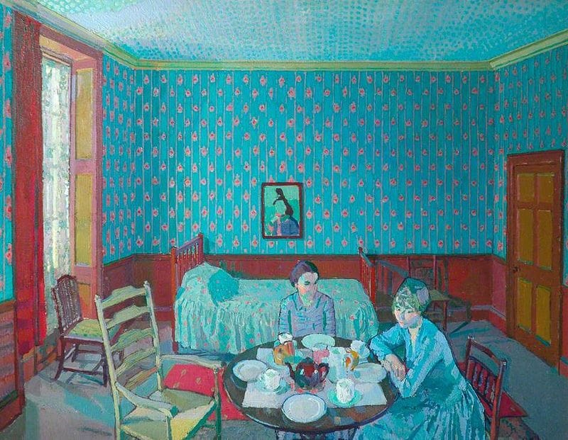 Artwork Title: Tea in the Bedsitter