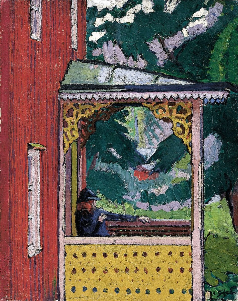 Artwork Title: The Verandah, Sweden