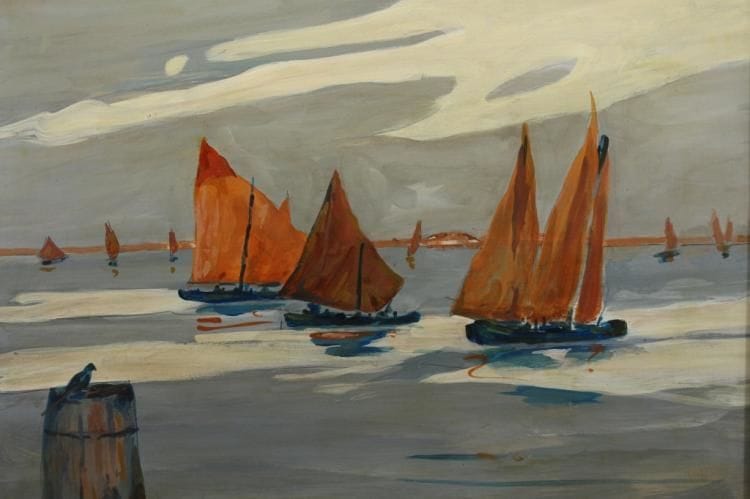 Artwork Title: Venice Boats, Italy