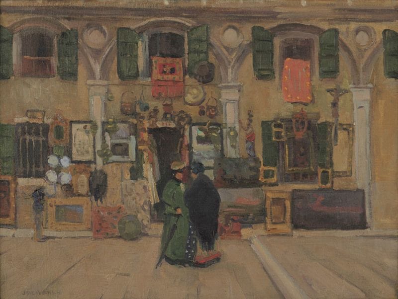 Artwork Title: Antiques Shop, Venice