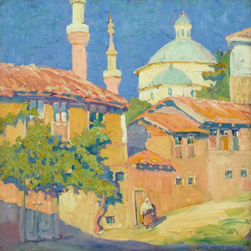 Artwork Title: Street in Broosa (Bursa), Turkey
