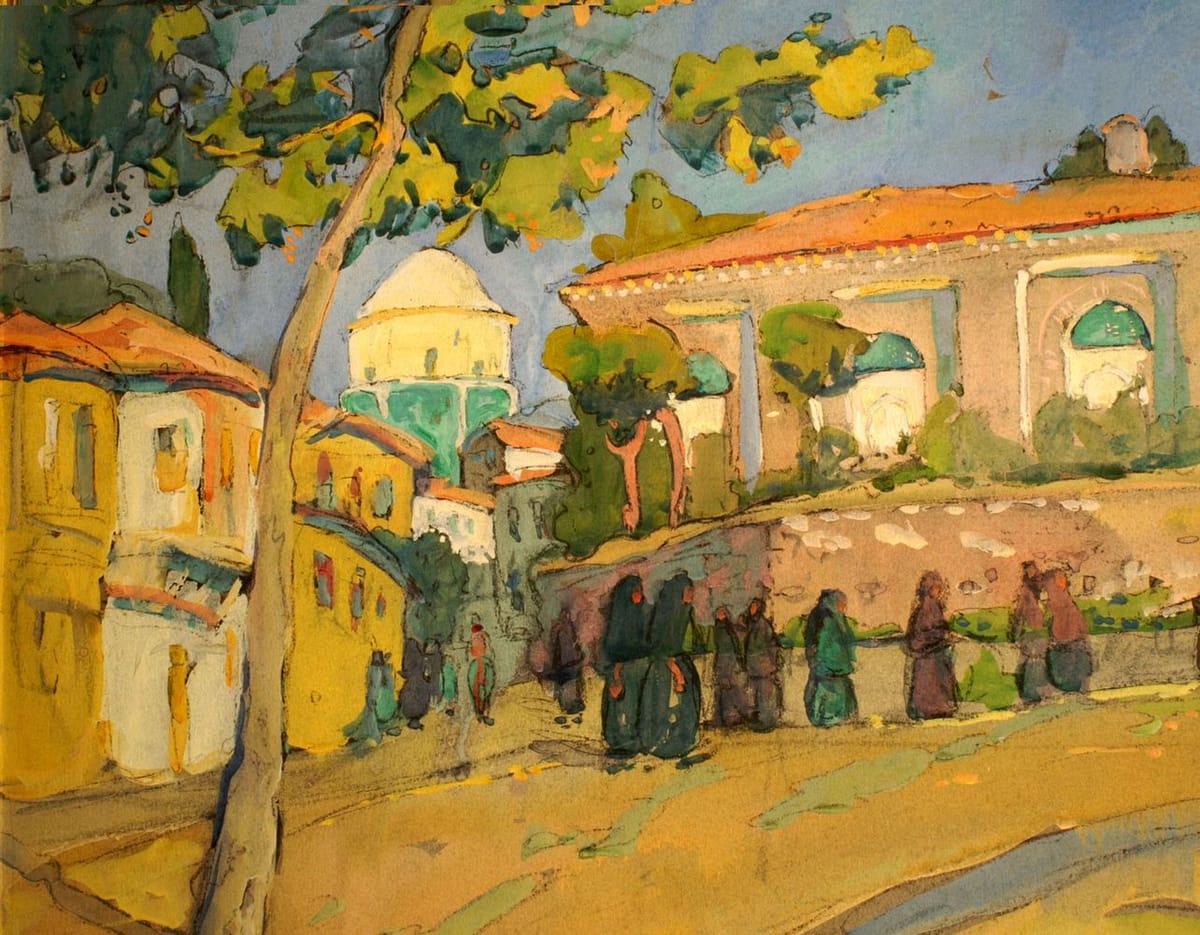 Artwork Title: The Green Mosque, Bursa