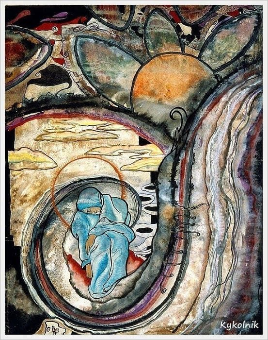 Artwork Title: Meditation solo fantastic landscape