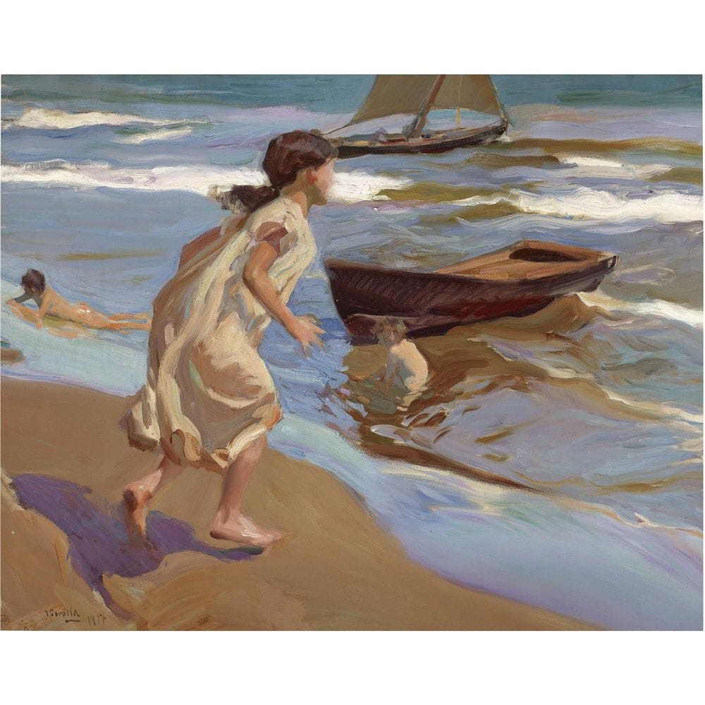 Artwork Title: Niña Entrando En El Baño (The Bathing Hour)