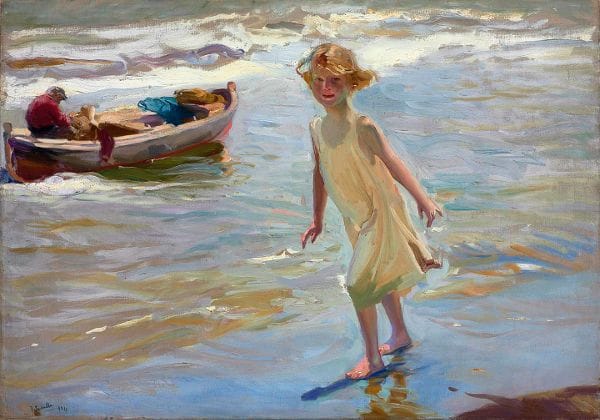 Artwork Title: Niña en la playa