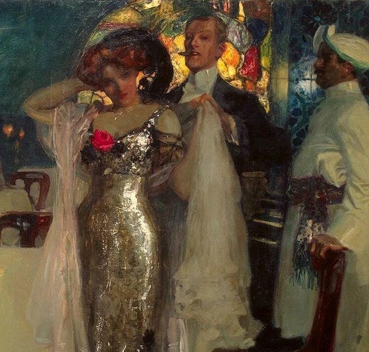 Artwork Title: In the Restaurant
