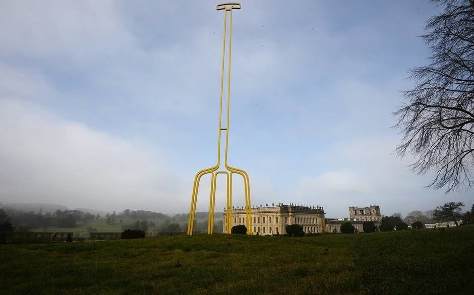 Artwork Title: Pitchfork (Yellow)