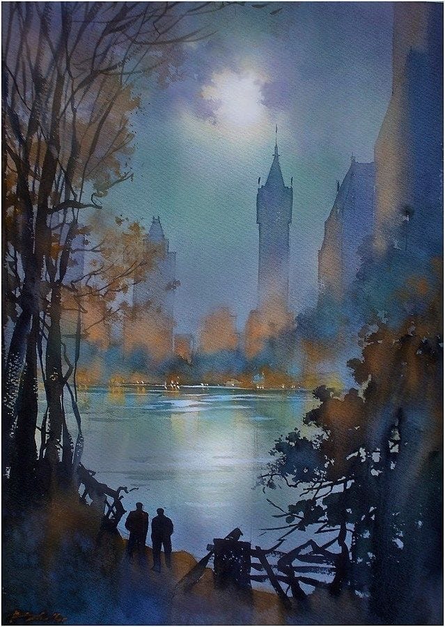 Artwork Title: Manhattan Nocturne