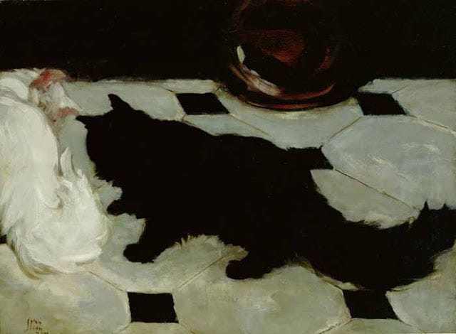 Artwork Title: Green's Cat