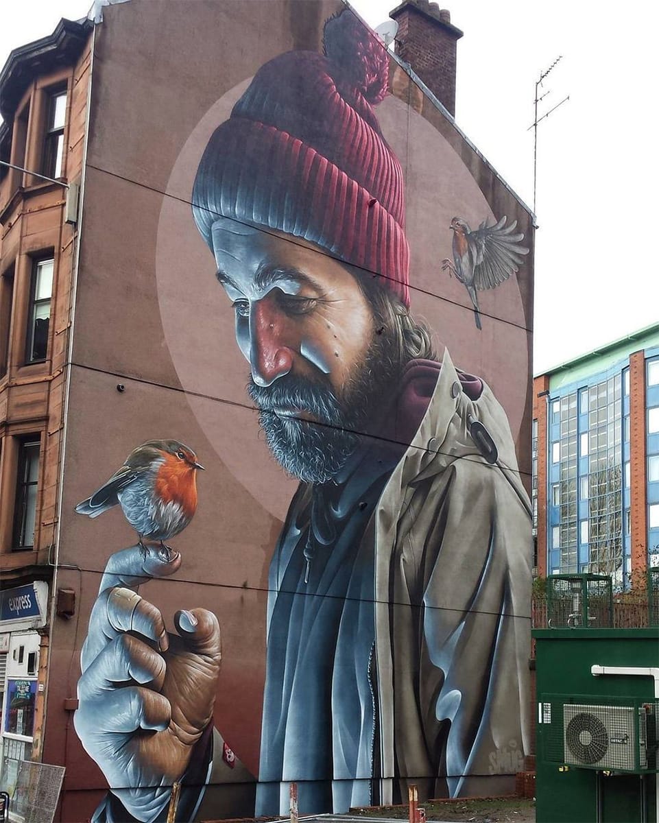 Artwork Title: Mural in Glascow