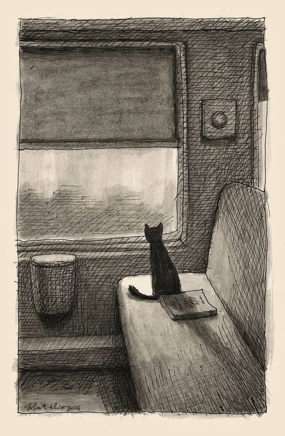 Artwork Title: Trainy Day