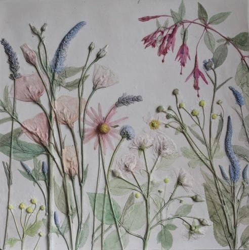 Artwork Title: Summer - Lisianthus, Fuchsia