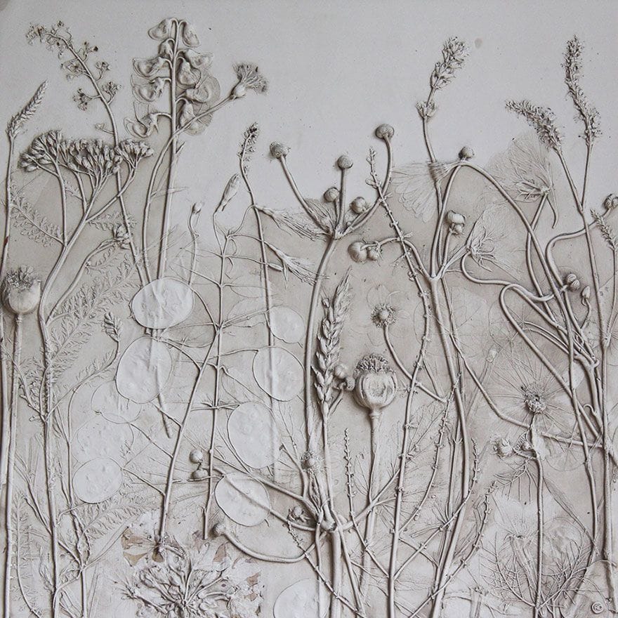 Artwork Title: Honesty, sweet pea, heuchera, Japanese anemone, achillea, nasturtiums Honesty, sweet pea, heuchera, 